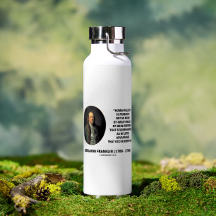 Bouteille D'eau Citation d'avantages de Felicity humaine de Benjam