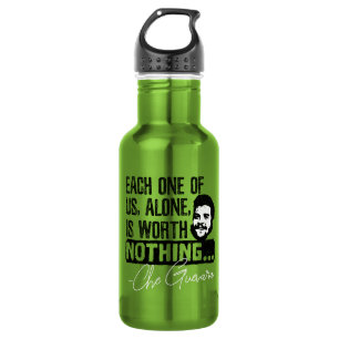 Bouteille D'eau Citation De Che Guevara - Chacune Ne Vaut Rien