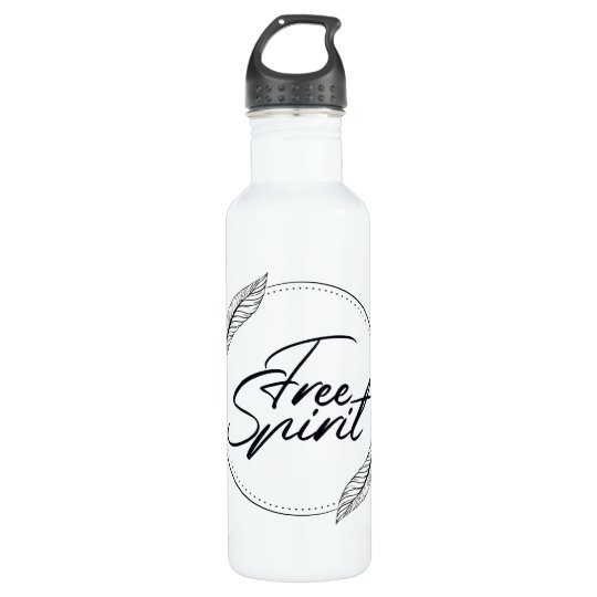 Bouteille D Eau Citation De Yoga Free Spirit Zazzle Fr