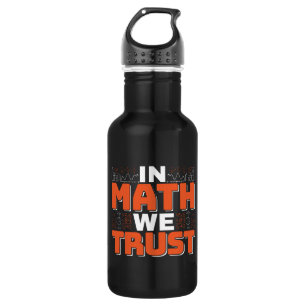 Bouteille D'eau Citation d'enseignant en mathématiques - En mathém