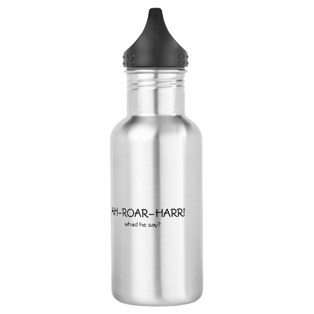 Bouteille D'eau Citation drôle AH-ROAR-HARR (Gauche)