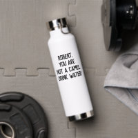 Citation drôle minimaliste Bois de l'eau avec un n