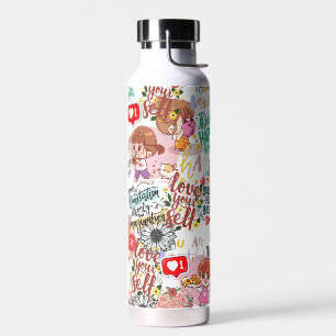 Bouteille D'eau Citation motivante mignonne – Positive Kawaii