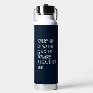 Bouteille D'eau Citations motivationnelles personnalisées polices