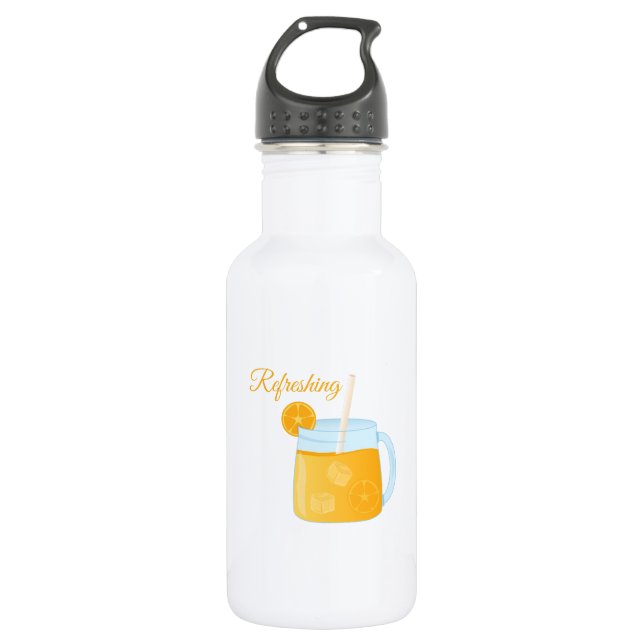 Bouteille D'eau Citron rafraîchissant (Devant)