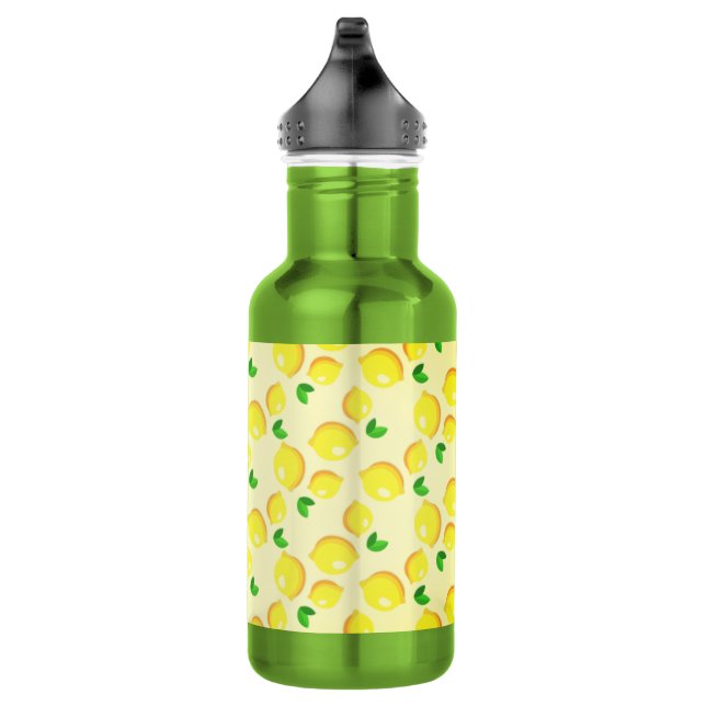 Bouteille D'eau Citrons jaunes frais (Droite)
