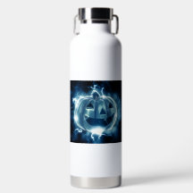 citrouille d'Halloween sous la pluie