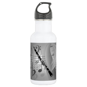 Bouteille D'eau Clarinet aux accents musicaux