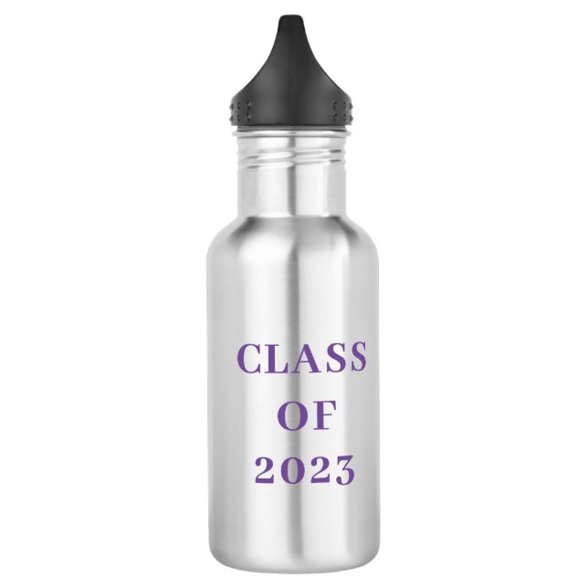 Bouteille D'eau Classe de 2023 avec nom (Gauche)