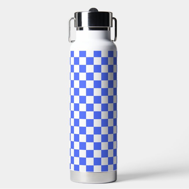 Bouteille D'eau Classic visual sapphire checkerboard  (Salle de sport)