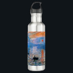 Bouteille D'eau Claude Monet Impression, Sunrise (1872)<br><div class="desc">Claude Monet Impression,  Sunrise Attribution : Image par https://www.rawpixel.com/ célèbre peinture.</div>