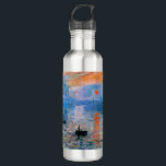Bouteille D'eau Claude Monet Impression, Sunrise (1872)<br><div class="desc">Claude Monet Impression,  Sunrise Attribution : Image par https://www.rawpixel.com/ célèbre peinture.</div>