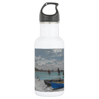 Bouteille D'eau Claude Monet Sky Clouds Bateaux Bateaux Bateaux Me