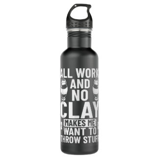 Bouteille D'eau Clayware Clay Ceramicist Sculpture Céramiques Pott