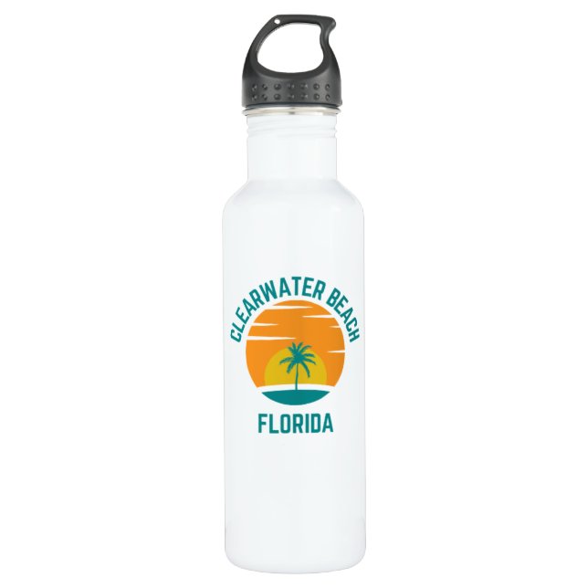 Bouteille D'eau Clearwater Beach Water Bottle (Devant)