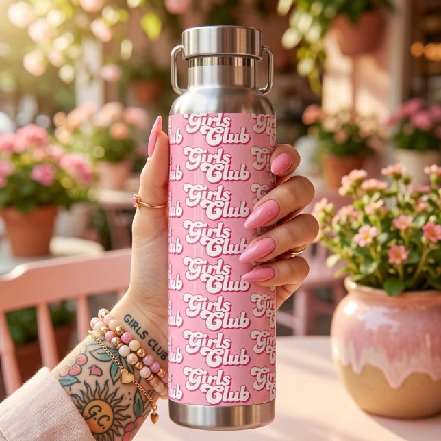 Bouteille D'eau Club de filles (Créateur téléchargé)