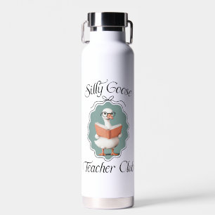 Bouteille D'eau Club d'enseignant d'oie soie personnalisée
