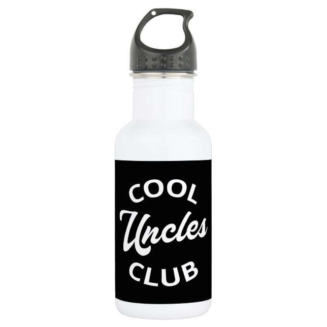Bouteille D'eau Club des oncles cool I (Devant)