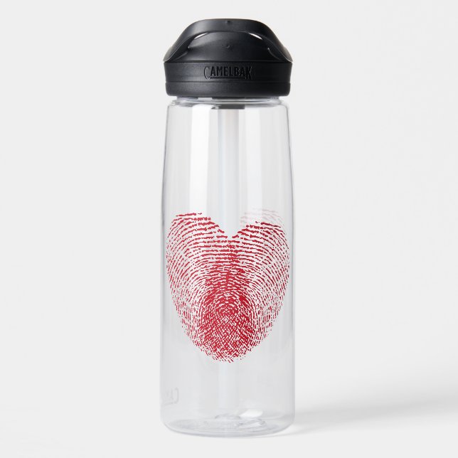 Bouteille D'eau Cœur (Arrière)