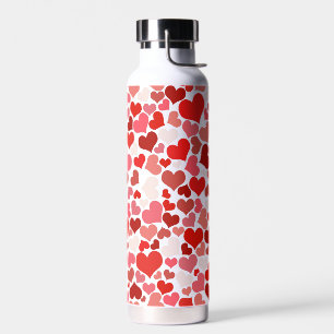Bouteille D'eau Coeurs multicolores Motif-20367