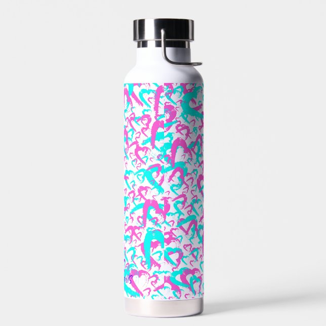 Bouteille d'eau Coeurs multiverse (Gauche)