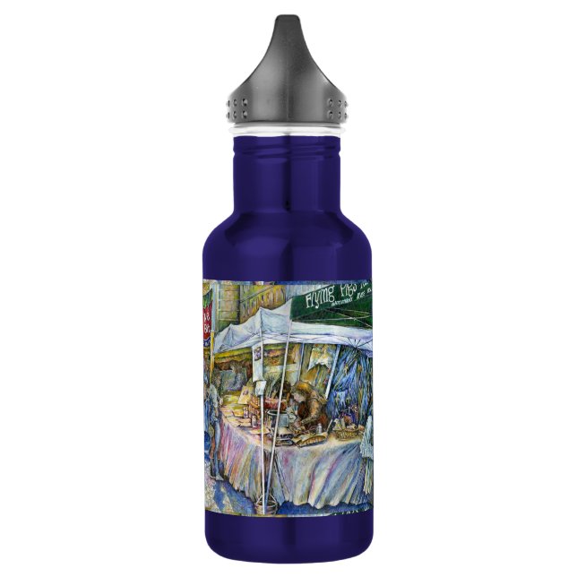 Bouteille D'eau Coin de Flying Pig Farm et Wine a Bit. (Gauche)