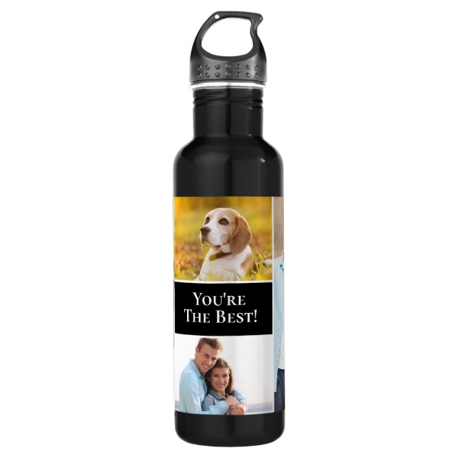 Bouteille D'eau Collage photo Vous êtes le meilleur Moderne Simple (Devant)