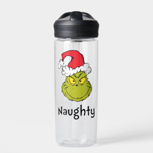 Bouteille D'eau Comment Grinch Stol Christmas   Naughty Grinch