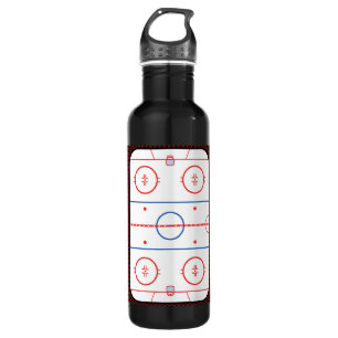 Bouteille D'eau Compagnon de patinoire de hockey Autographe prêt