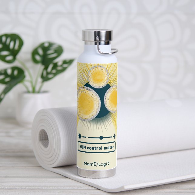 Bouteille D'eau compteur de contrôle du soleil objet_3 (Yoga)