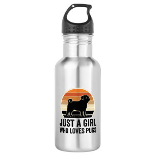 Bouteille D'eau Concepteur de chemise pour fille de chien amateur 