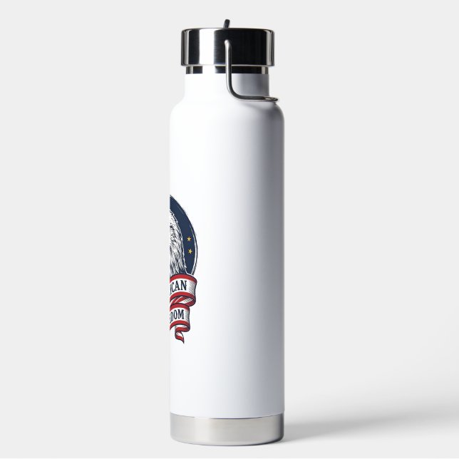 Bouteille D'eau Conception de chemise vectorielle ruban patriotiqu (Gym)