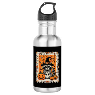 Bouteille D'eau Conception de citrouille d'Halloween de raton lave