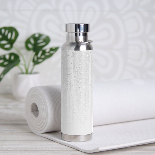 Bouteille D'eau Conception de goutte-à-goutte humide (Yoga)