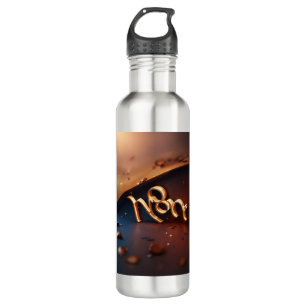 Bouteille D'eau Conception de logo 3D Fierce "Noor" pour 24-0z