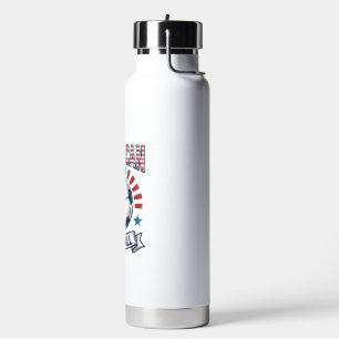 Bouteille D'eau Conception de maillot de football américain vintag