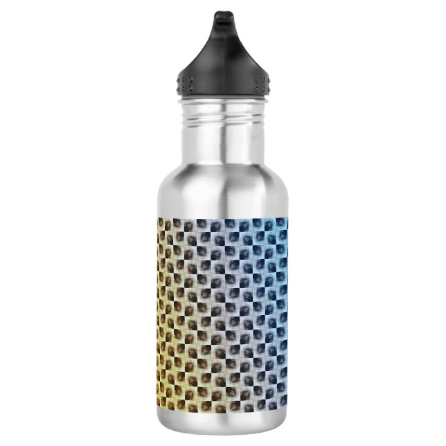 Bouteille D'eau Conception de motif numérique abstrait moderne 124 (Droite)