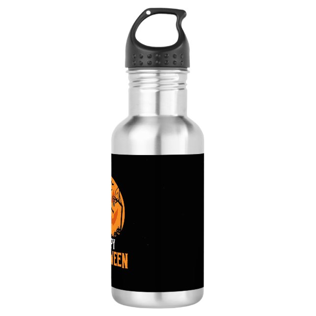 Bouteille D'eau Conception de panier de basketball Halloween Dunk  (Devant)