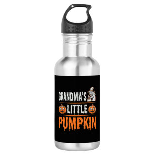 Bouteille D'eau Conception de sorcière d'Halloween de petit citrou