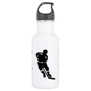 Bouteille D'eau Conception de sport de joueur de hockey