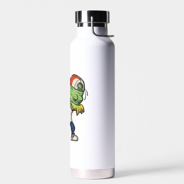 Bouteille D'eau Conception d'Halloween pour les amateurs de baseba (Gauche)