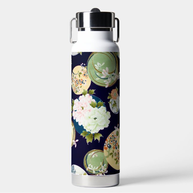 Bouteille D'eau Conception florale japonaise (Salle de sport)