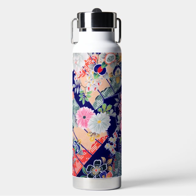 Bouteille D'eau Conception florale japonaise (Salle de sport)