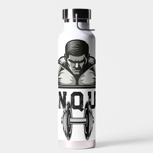 Bouteille D'eau Conception musculaire hardcore Power Grip (Gauche)