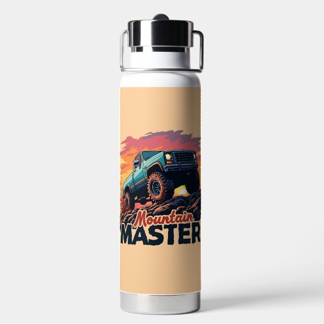 Bouteille D'eau Conception Tout-Terrain Mountain Master (Arrière)
