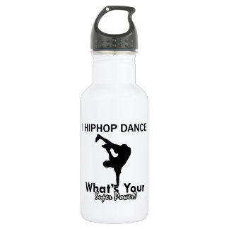 Bouteille D'eau Conceptions de danse de hip hop