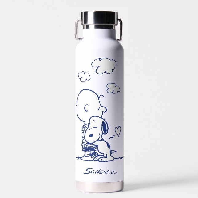 Bouteille D'eau Confort et sécurité | Charlie & Snoopy Hug (Avant)