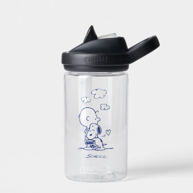 Bouteille D'eau Confort et sécurité | Charlie & Snoopy Hug (Gauche)