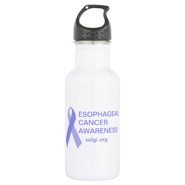 Bouteille D'eau Conscience oesophagienne Periwinkl de Cancer (Devant)