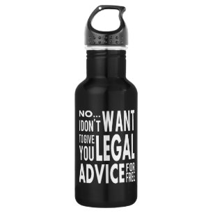 Bouteille D'eau Conseil juridique gratuit - Citation d'avocat amus